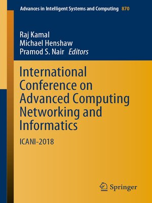 cover image of International Conference on Advanced Computing Networking and Informatics